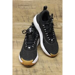 Under‎ Armour Project Rock 7 Women's Training Sneakers Black Gum Size 9 Workout